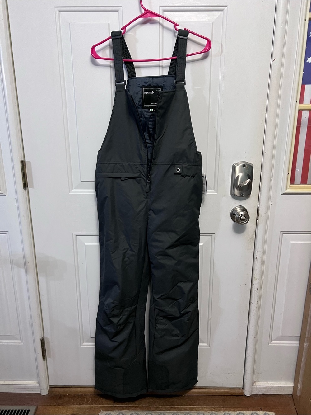 Ski-gear Arctix Kids Insulated Ski Snow Bib Overalls XL 18/20 Charcoal NWT
